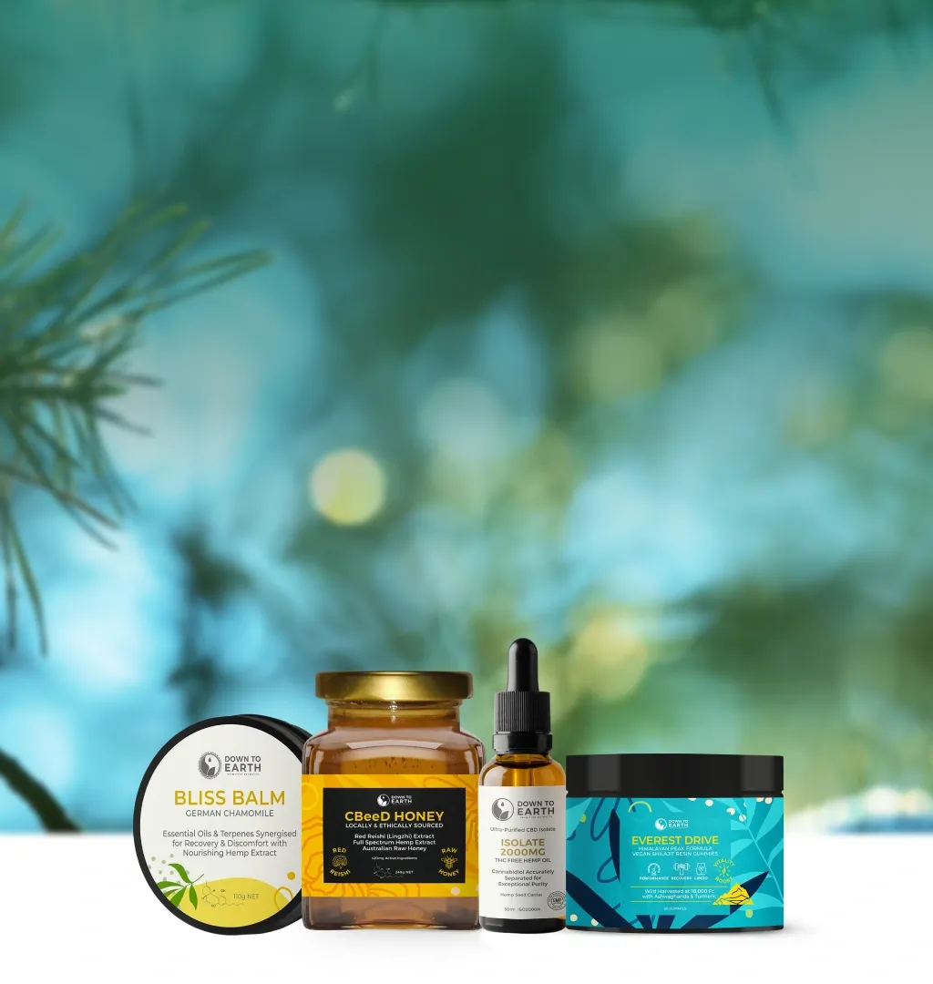 Down To Earth Hemp Winter Wellness, Hemp Recovery